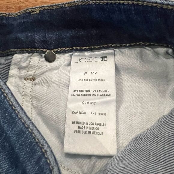 Joes High Rise Distressed Skinny Ankle Jean - Picture 10 of 11